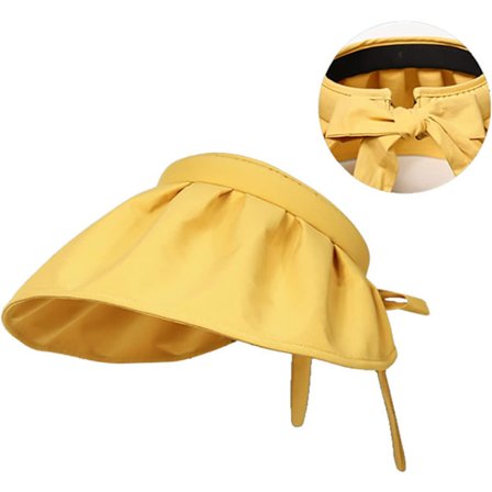 Solhat Tom Solhat Svedabsorberende Solhat Visir Foldbar Stråhat Solbeskyttende Stråhat til Kvinder Strandhat til Kvinder