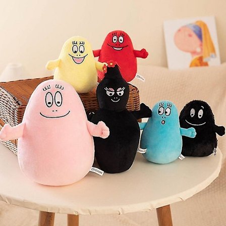 Barbapapa Plyschleksak Anime Barbapapa Dock Mjuk Fylld Leksak Kawaii Barbapapa Dock