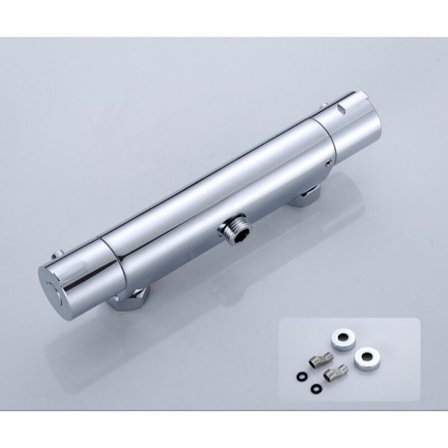 Termostatisk blandebatteri Termostatisk dusjbatteri Dusjbatteri Termostatisk blandebatteri, med sikkerhetslås 38°C Termostatisk dusj Messing, Krom KLB