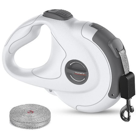 Automaattisesti sisäänvedettävä koiran talutushihna, nailonhihna, pidennys, pentu, kävely, juoksu, talutushihna, ruletti koirille P