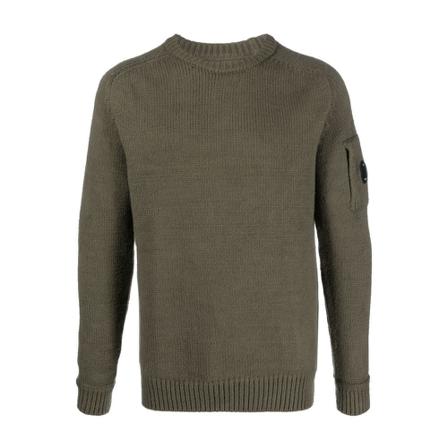 C.p. Company Round-neck Strik Grøn, Herre Strik