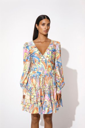 Malina - Ivy mini dress - M - Multi