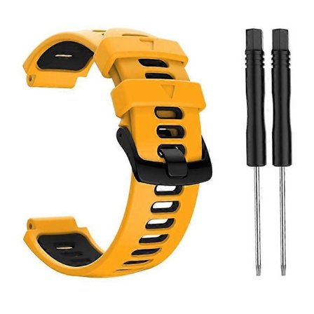 Silikoninen vaihto-ranneke terässoljella Garmin- Forerunner 735xt/220/230/235 1 -kelloon