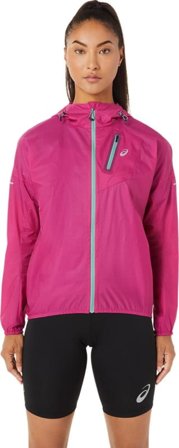 Asics Women's Fujitrail Jacket Women unlined workout jackets Pink XS
