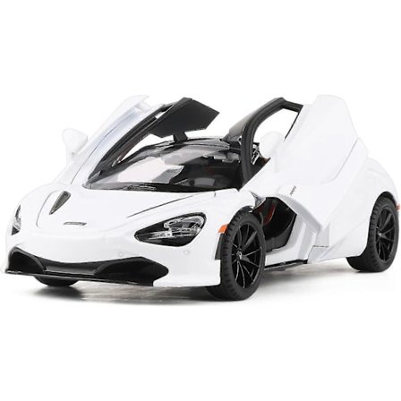 1:24 Diecast-malli McLaren 720S: Sinkkiseosauto, koristeellinen, miniatyyriajoneuvo lapsille, poikaystävälle, nuorille, lahja - Ya