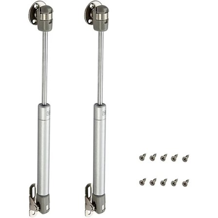 Sæt med 2 gasdæmpere til køkken og møbler, 100 N til møbler, skabslåger, spjældarme