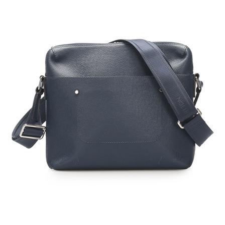 Louis Vuitton Vintage, Pre-owned Taiga Grigori MM Leather Blauw, Dames, Maat:ONE Size