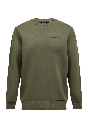 Peak Performance M Original Small Logo Crew Tröjor Herr Grön