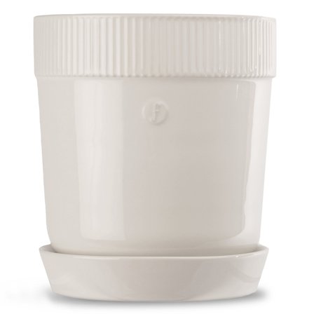 Sagaform Elise lille krukke, hvid | KitchenOne