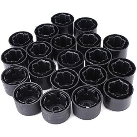 OCEAN 20 Hjulmøtrik Bolt Cover Cap 17Mm Kompatibel med VW Golf Mk