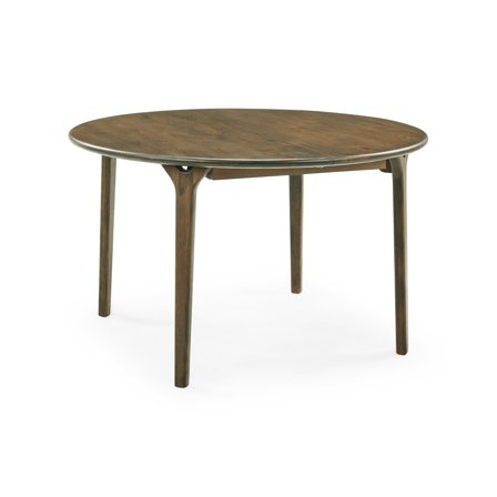 Roots spisebord, inkl. tillægsplade | Ø130/170 - Røget egetræ - 130/170x130x75 - Borde