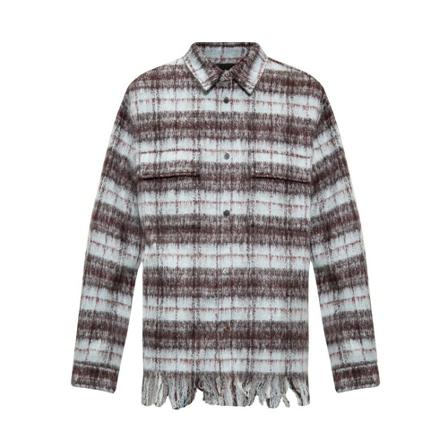 Amiri, Checked shirt Blauw, Heren, Maat:XL