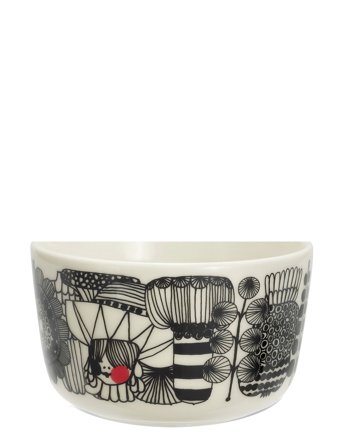 Siirtolapuutarha Bowl 2,5Dl Black Marimekko Home
