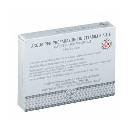 Acqua Per Preparazioni Iniettabili SALF 5 Fiale