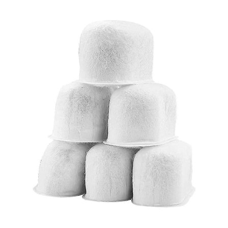 6-pak kulfiltre kompatible med BWF100-maskiner, vandfilterudskiftninger til espressomaskiner