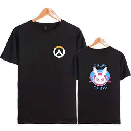 Ny model Overwatch T-Shirt Svart (Storlekar XXS,XS,S, M)
