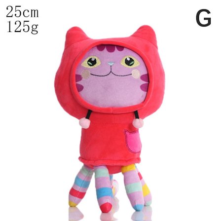 1. abbys dukkehus plysj stoppede leker smilende katt Mercat bil - Perfekt I