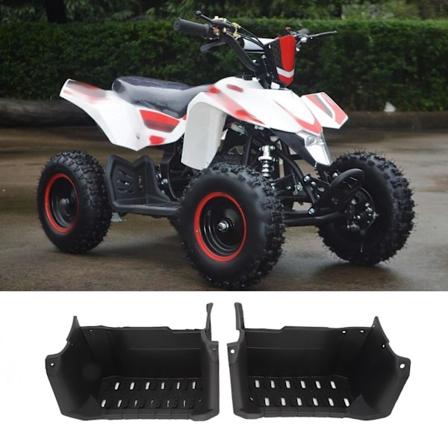 1 Par Fodstøttepedaler Anti-Skridsikker Robust Højstyrke Fodstøttebeskyttelse Til ATV'er Firehjulstrækkere Offroad Køretøjer