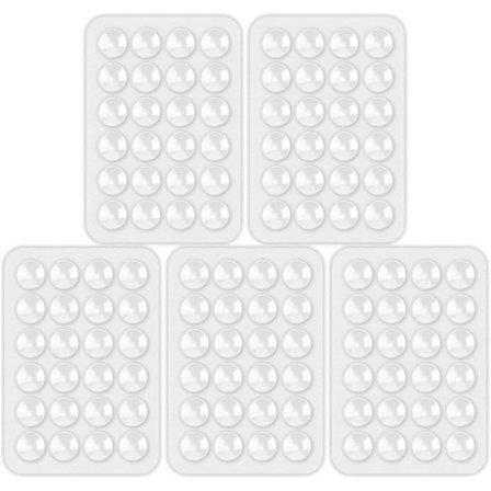 5 stk. Silikon Sugekopp Telefonholdere, Flerbruks Telefon Sugekoppfeste for Biltelefon Mini Sugekopp Matte Sugekopp Telefondeksel Lim