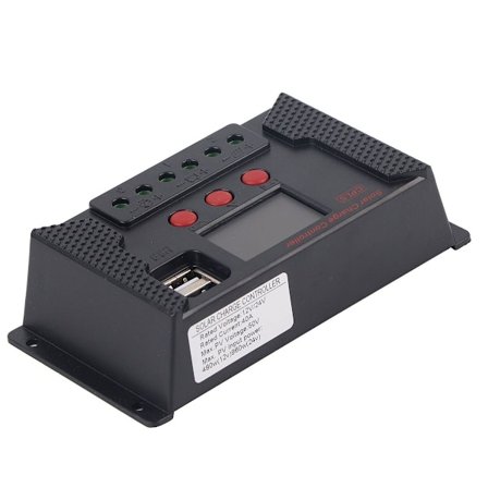 40A kannettava aurinkopaneelin lataussäädin 12V 24V PWM automaattinen KLB
