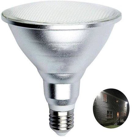 15 W LED-lamppu E27-kanta Vedenpitävä Ip65 Heijastinlamppu 220 V Lämmin valkoinen 3000 K 120 asteen spottivalo (ei himmennettävä, 1 kpl) [