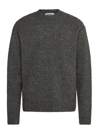 Hope Leo Sweater Blue Beige Melange-44 - Grey - 50