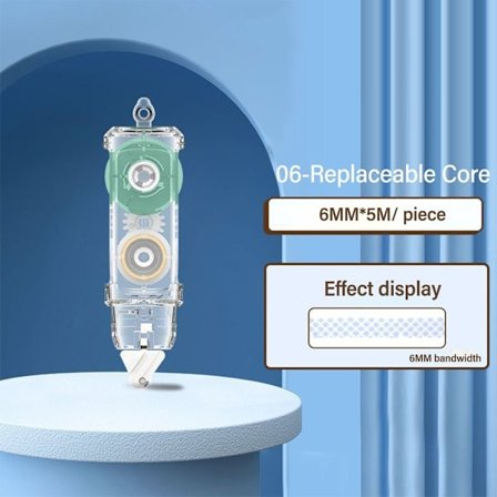 Dobbeltsidig selvklebende rullelimtape 06-UTBYTTBAR KJERNE