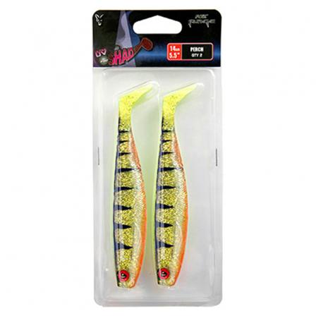Fox Rage Pro Shad 14 cm / 5.5'' UV Perch 2-pack