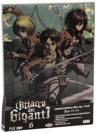 Attacco Dei Giganti (L') #06 (Eps 22-25) (Limited Edition) (Blu-Ray+Dvd)