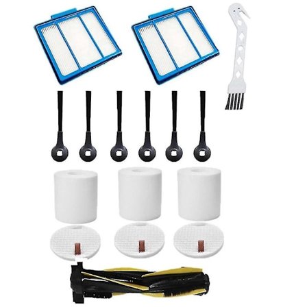 Hovedsidebørste Hepa-filter Til Shark Iq Rv1001ae Rv101 Robot Sweeper Reservedele