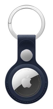 Apple Airtag Finewoven Key Ring Deep Blue