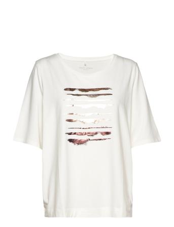 T-Shirt 1/2 Sleeve T-shirts & Tops Short-sleeved Valkoinen Gerry Weber Edition