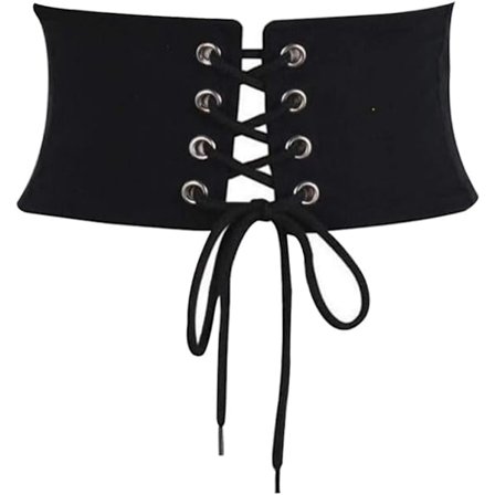 Bälte med breda remmar, vintage korsett dekoration för flickor