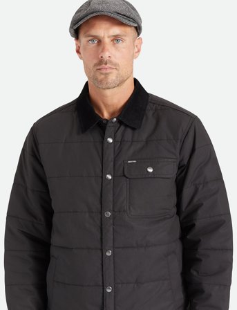 Brixton Brood Snap Cap - Grey - S