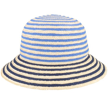 Seeberger - Beis straw Sombrero - Straw edged clock Linen/Ink Blue Straw Hat @ Hatstore