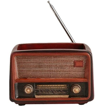 Retro Radio -muotoinen kukkaruukku mehikasveille, kukille, kasveille, työpöydälle, kaktuksille