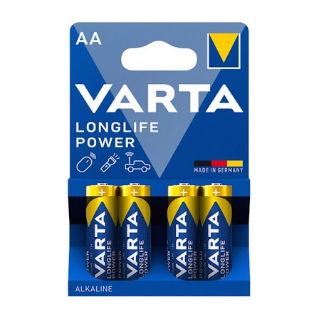 Varta Longlife Power Batteri AA 4-pack