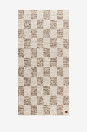 KM Home - Matta i ull Chessie - Beige - Ullmattor - 75X200 - Från Homeroom