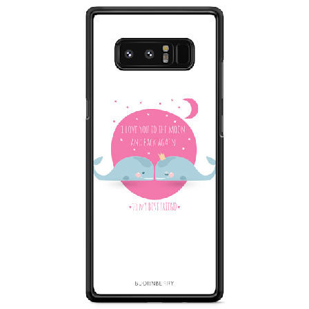 Bjornberry Skal Samsung Galaxy Note 8 - Love You To The Moon