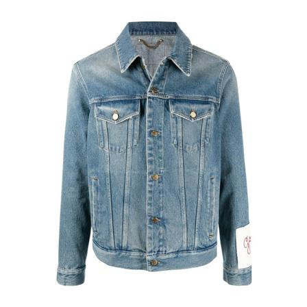 Golden Goose, Coat Blauw, Heren, Maat:L,Katoen