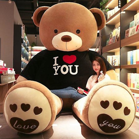 80/100 cm Stor Jag Älskar Dig Nallebjörn Plyschleksak Härlig Stor Fylld Mjukisbjörn Docka Älskare Björn Barnleksak Födelsedagspresent till Flickvänner