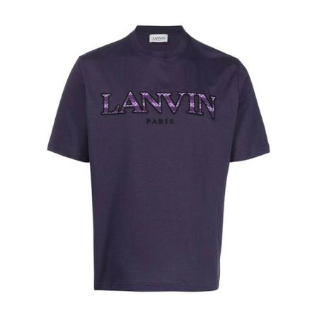 Lanvin T-Shirt , Paars , Heren , Maat: M