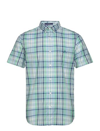D1. Reg Colorful Check Ss Bd Green GANT