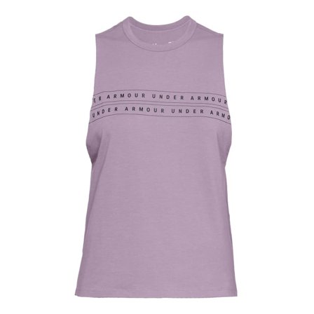 Under Armour Women's UA Graphic WM Muscle Tank Women Short sleeved fitness sweater Purple XS