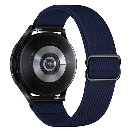 Elastiskt Nylonarmband Samsung Galaxy Watch 7 44mm Mörkblå