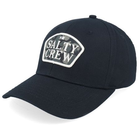 Salty Crew - Svart adjustable Keps - Filler Up Black Adjustable @ Hatstore