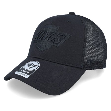 47 Brand - NHL Zwart trucker Cap - Los Angeles Kings NHL Vintage Branson '47 Mvp Black Trucker @ Hatstore