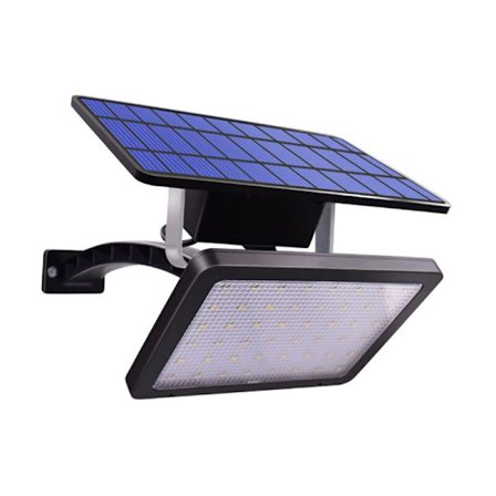 Solcellelampe Udendørs Lys 3.5W Udendørs Solcelledrevet Sikkerhedslys til Væg Veranda Skur Lade Garage (Hvidt Lys)