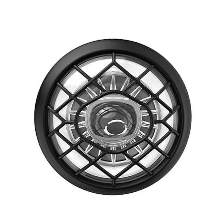 48V 36V Framljus Elcykel Strålkastare Bakljus Reservdelar Retro Svart LED Strålkastare för F