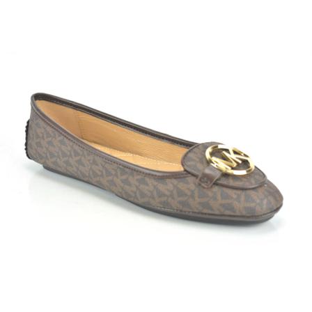 Michael Kors Print Ballerinas , Bruin , Dames , Maat: 36 EU